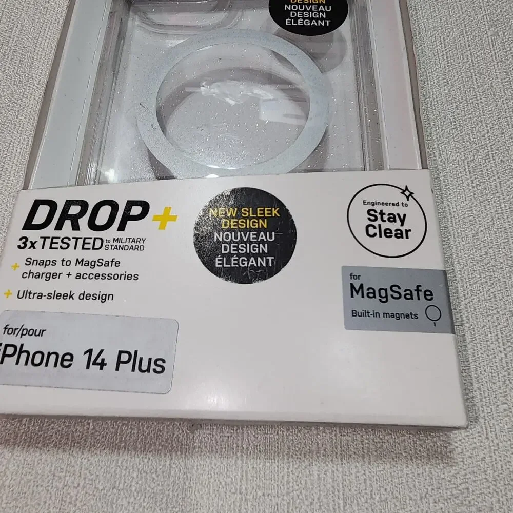 Otterbox series Vue plus iPhone 14 plus clear Glitter